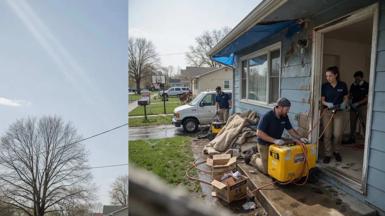 Basement Flood Cleanup in Griggsville, IL near me